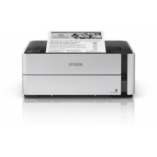 Принтер струйный монохромный Epson M1140 C11CG26405, А4, до 39 стр/мин, СНПЧ, duplex, USB, пигментные чернила